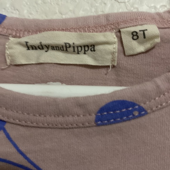Indy and Pippa Short Sleeve T Shirt Size 8T - Picture 4 of 5